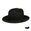stetson western opern road wool and cashmere black