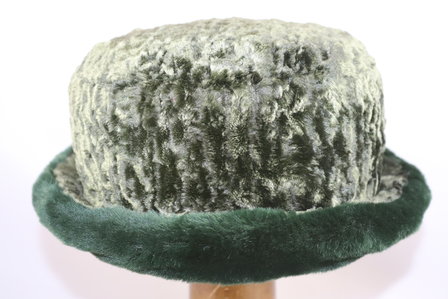 Kamy Hat Imitatie Bontmuts Astrakan Groen