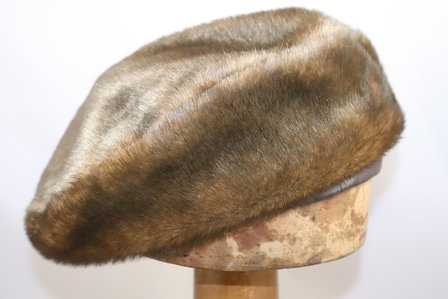 Favorite Hats Faux Fur Baret Bruin