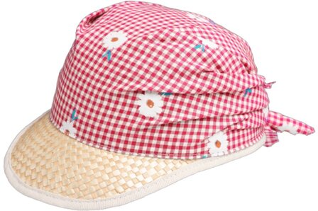 Fibi by Fiebig kinder stropet met boerenbont rood 