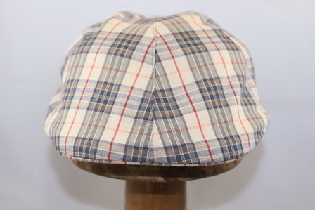 Alfonso D Este Ivy flatcap BEIGE BRUIN  ruit