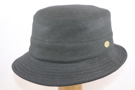 Alfonso D Este Pescatore Wool Cashmere  ZWART