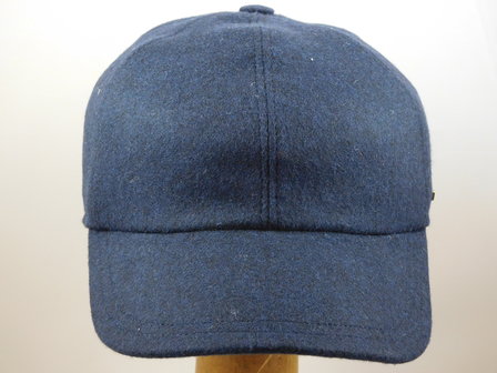 hatland baseball cap met oorklep ruston wol sympatex blauw