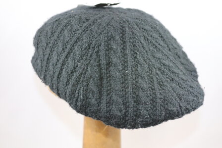 Wigens Sweater Knit Sixpanel Cap Black