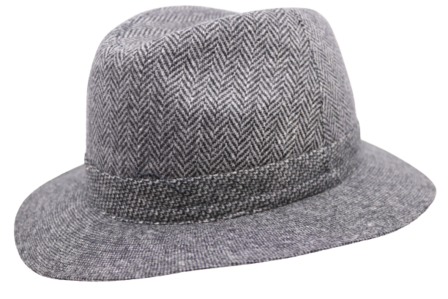 Jos van Dijck Fedora Tricolor Grijs