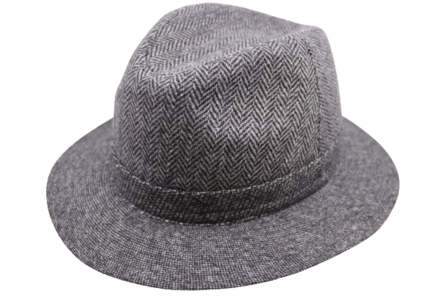 Jos van Dijck Fedora Tricolor Grijs