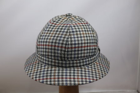 City Sport Tweed Deerstalker Pied de Poule Grijs Rood