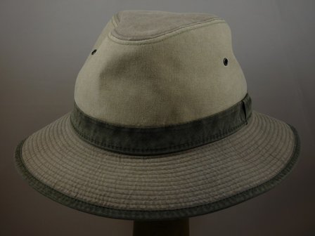 crambes safari outdoor hoed katoen threecol grijs