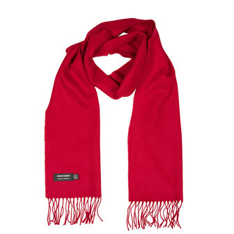 john hanly merino luxury wool scarf red