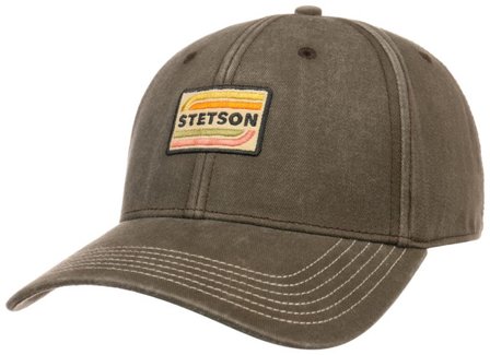 stetson cotton seventies baseball cap olive