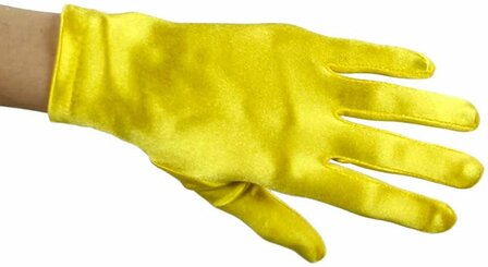 gala handschoenen jessica satijn yellow