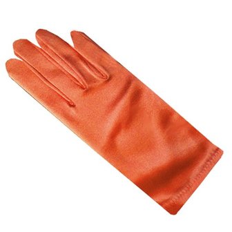 gala handschoenen jessica satijn orange