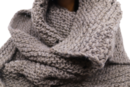 inti knitted Sjaal Brown