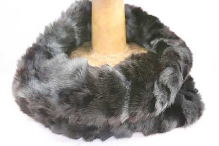 parkhurst loopjaal faux fur cobble stone