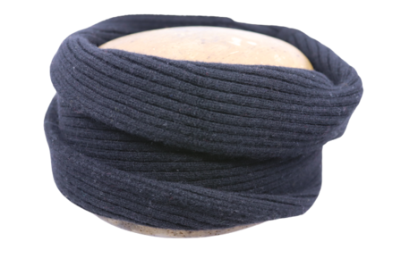 luis acosta by bront&eacute; hoofdband cashmere wol zwart
