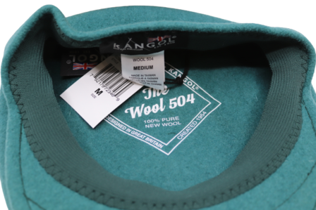 kangol flatcap 504 wool dk lichen