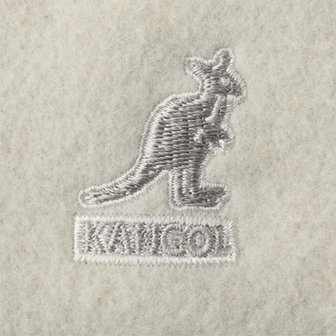 kangol flatcap 504 wool white