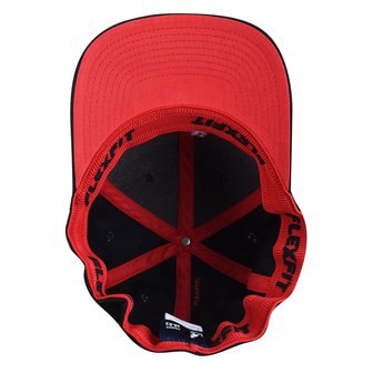 kangol baseball cap flexfit 3d wool black red