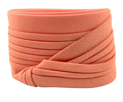 jos van dijck kant en klaar plisse hoedenband katoenmix zacht roze 