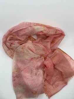 onkar zomer sjaal viscose vintage pink