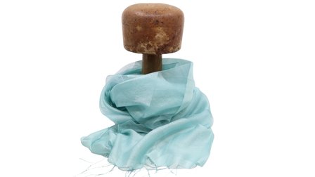 onkar zomer sjaal zijdemix turquoise