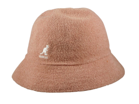 kangol bucket hat casual bermuda dusty rose