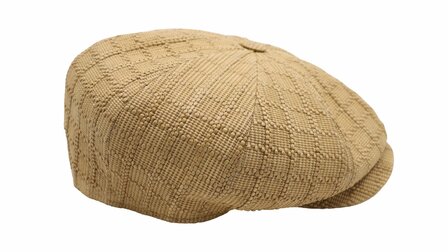 alfonso deste newsboy cap granada katoen beige