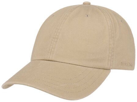 stetson rector cotton baseball cap natural