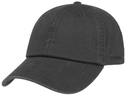 stetson rector cotton baseball cap black