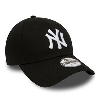 new era baseball cap 9forty child new york yankees black white 
