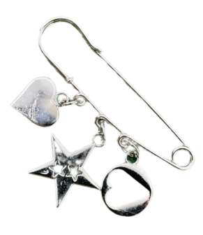 hoedenbroche hanging charms