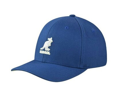 kangol baseball cap flexfit 3d wool mykonos blue