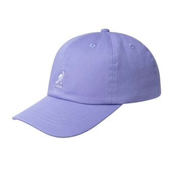 kangol baseball cap washed cotton iced lilac