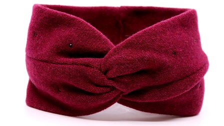 frasconi haarband strass wolmix bordeaux
