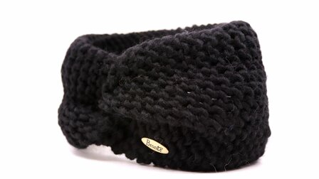 bronte haarband camille knitted wolmix black