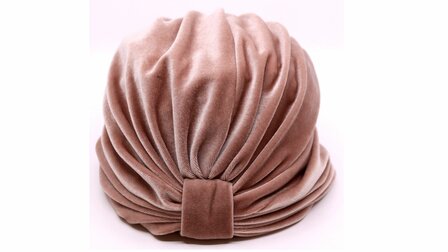 jos van dijck turban velvet old pink