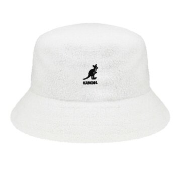 kangol bucket hat bermuda white