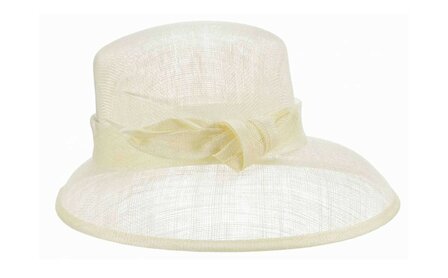 seeberger occasion hat knot sinamay ivory