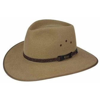 akubra outdoor hoed tablelands haarvilt sorrel tan