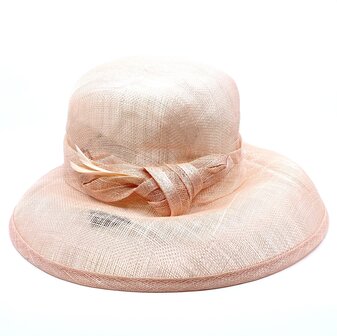 seeberger occasion hat knot sinamay pink