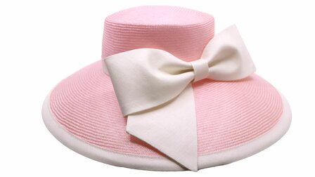 whiteley occasion hat wide brim parasisal charlotte blossom and ivory