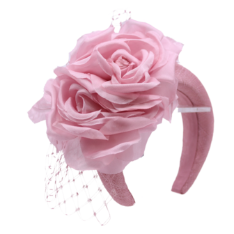 maddox haarband flowers and voile sinamay rose