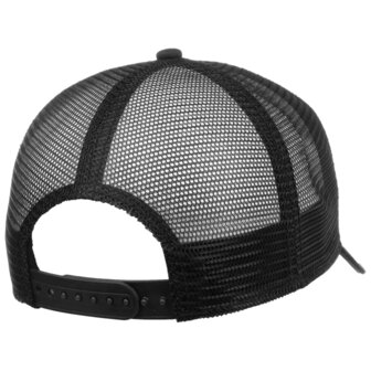 stetson trucker cap cotton mesh black