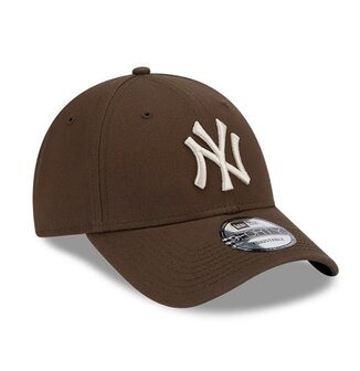 new era baseball cap 9forty new york yankees brown stone