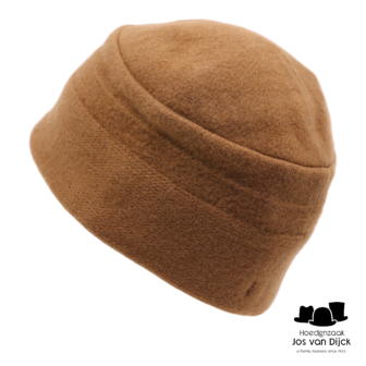 seeberger muts toque soft touch wol nutmeg brown