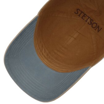 stetson baseball cap waxed cotton wr sand