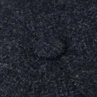 stetson hatteras newsboy cap shetland tweed dark blue