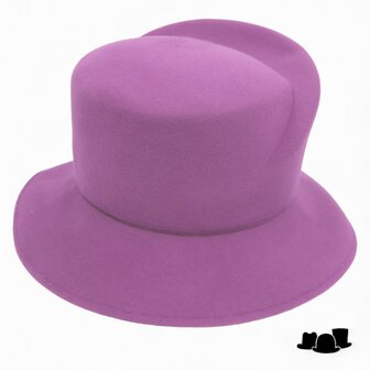 weba hoed jeany haarvilt lilac