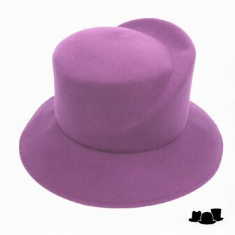 weba hoed jeany haarvilt lilac
