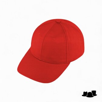 fiebig baseball cap katoen adjustable red